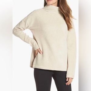 Zella beige pullover sweatshirt neutral tones minimalist
